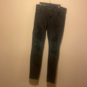 Black skinny jeans from Aeropostal